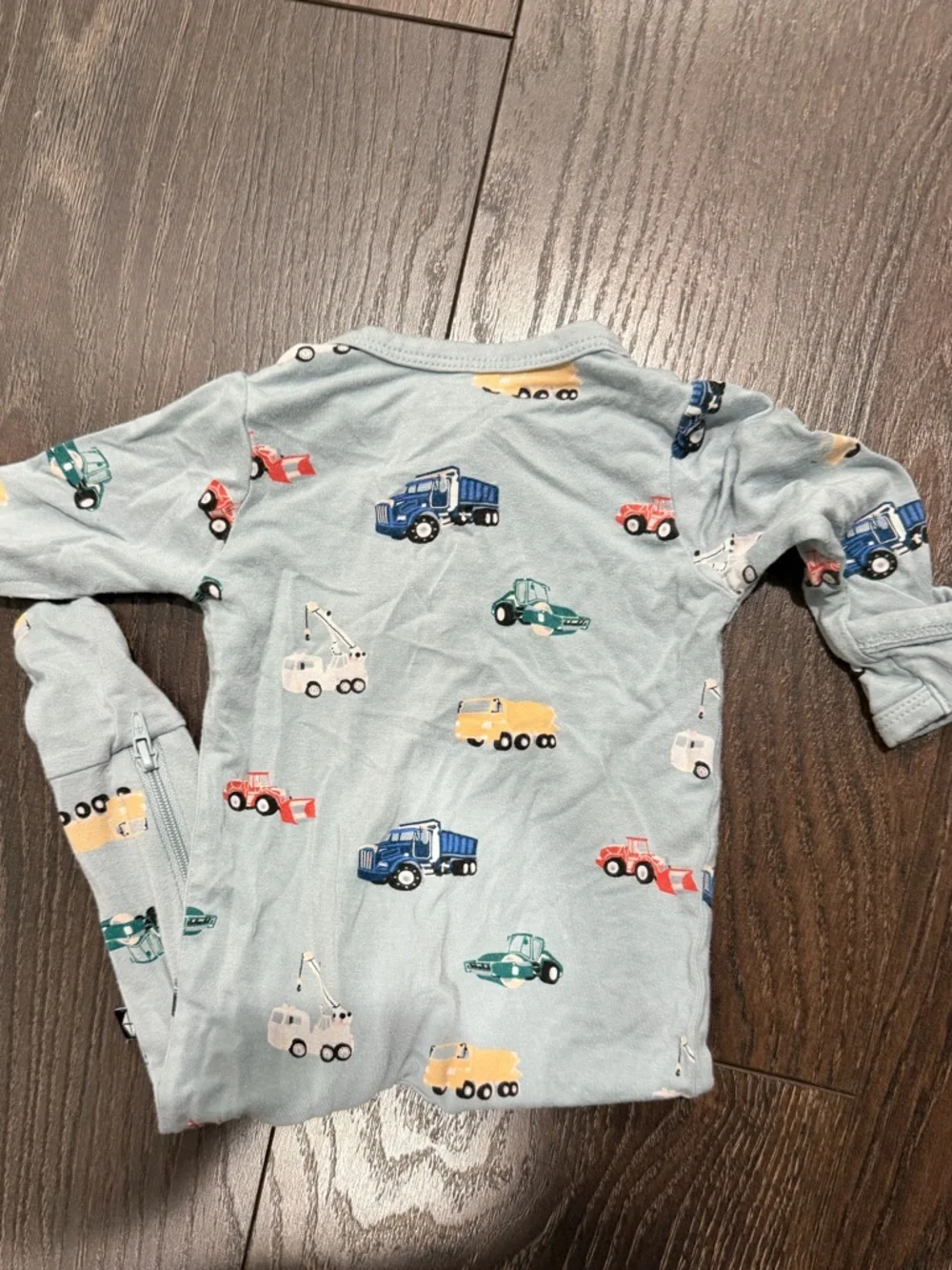 Kyte Baby One-Piece Footed Pajamas with Truck Print - 0-3 Months